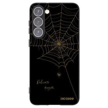 Picasee Μαύρη θήκη σιλικόνης για Samsung Galaxy S23+ 5G - Delicate danger
