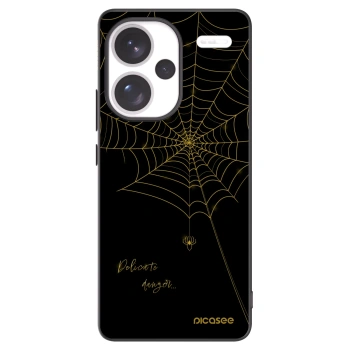 Picasee Μαύρη θήκη σιλικόνης για Xiaomi Redmi Note 13 Pro+ 5G - Delicate danger
