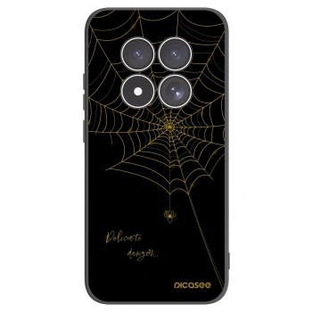 Picasee Μαύρη θήκη σιλικόνης για Xiaomi Redmi Note 15 Pro 4G - Delicate danger