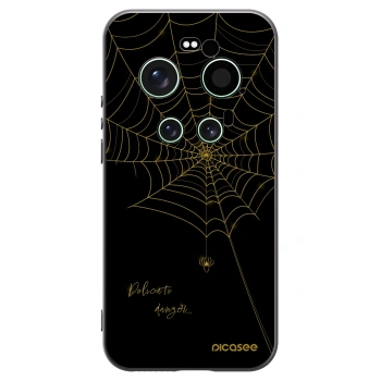 Picasee Μαύρη θήκη σιλικόνης για Xiaomi 17 Ultra - Delicate danger