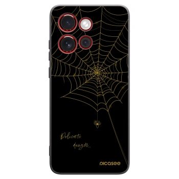 Picasee Μαύρη θήκη σιλικόνης για Motorola Edge 60 Neo 5G - Delicate danger