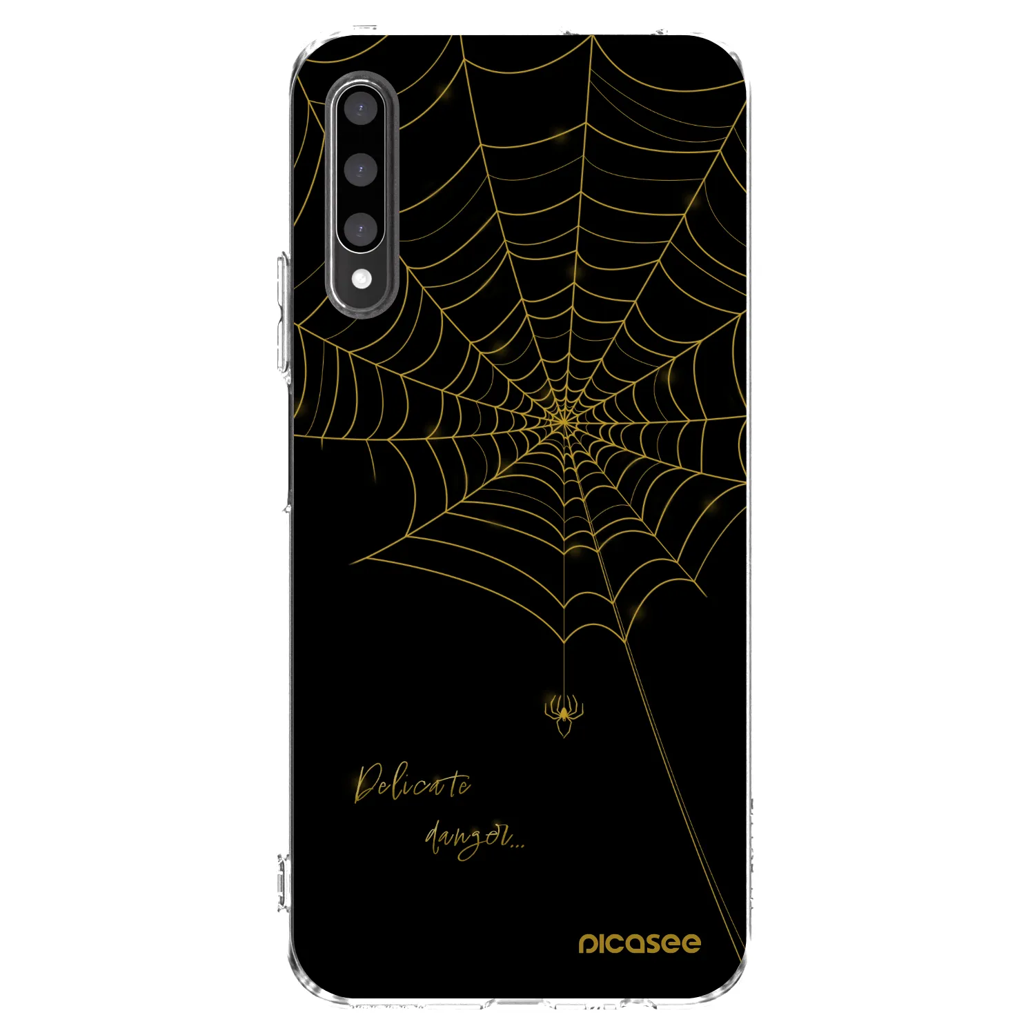 Picasee διαφανής θήκη σιλικόνης Honor 9X Pro - Delicate danger