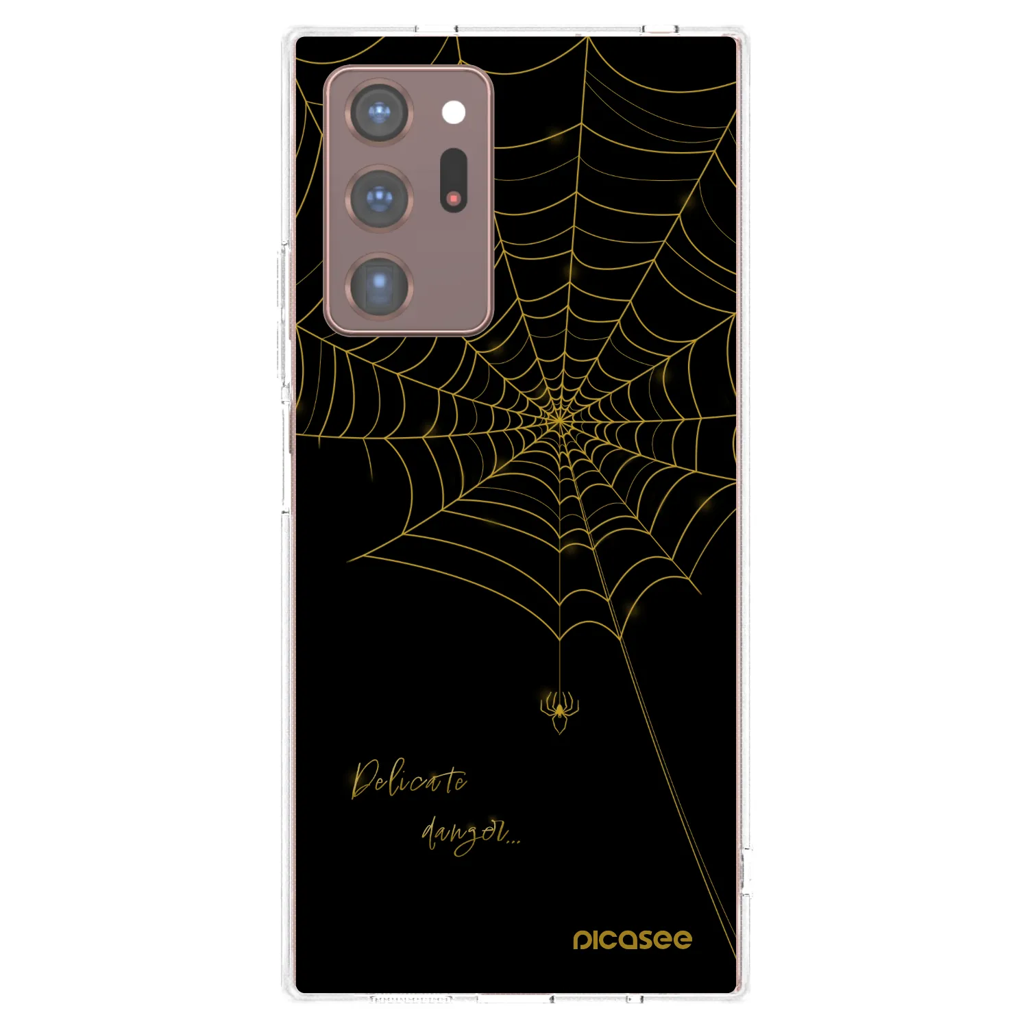 Picasee διαφανής θήκη σιλικόνης Samsung Galaxy Note 20 Ultra - Delicate danger