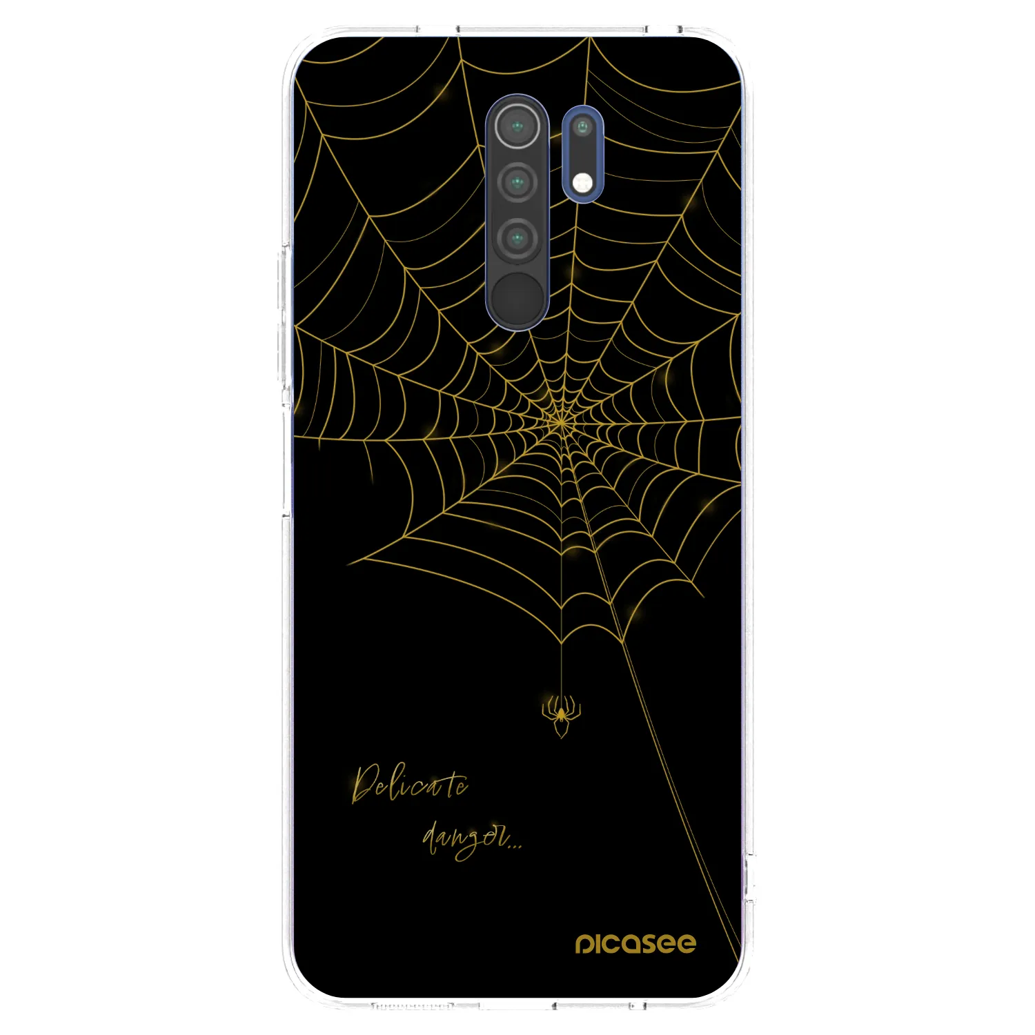 Picasee διαφανής θήκη σιλικόνης Xiaomi Redmi 9 - Delicate danger