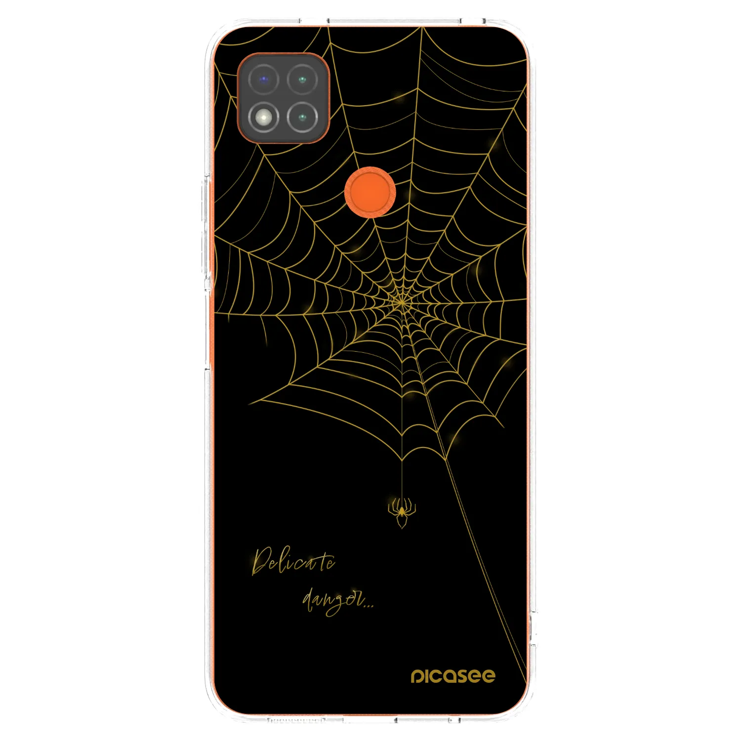 Picasee διαφανής θήκη σιλικόνης Xiaomi Redmi 9C - Delicate danger