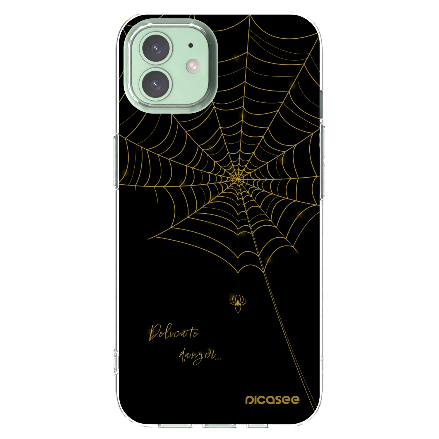 Picasee διαφανής θήκη σιλικόνης Apple iPhone 12 - Delicate danger