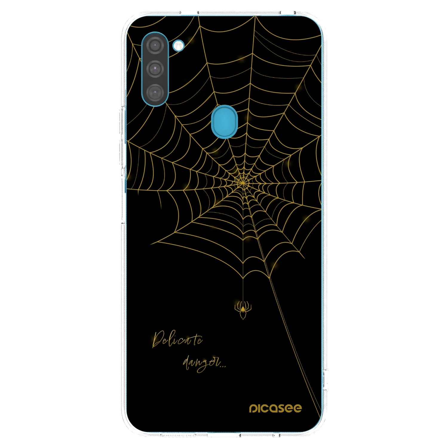 Picasee διαφανής θήκη σιλικόνης Samsung Galaxy M11 - Delicate danger