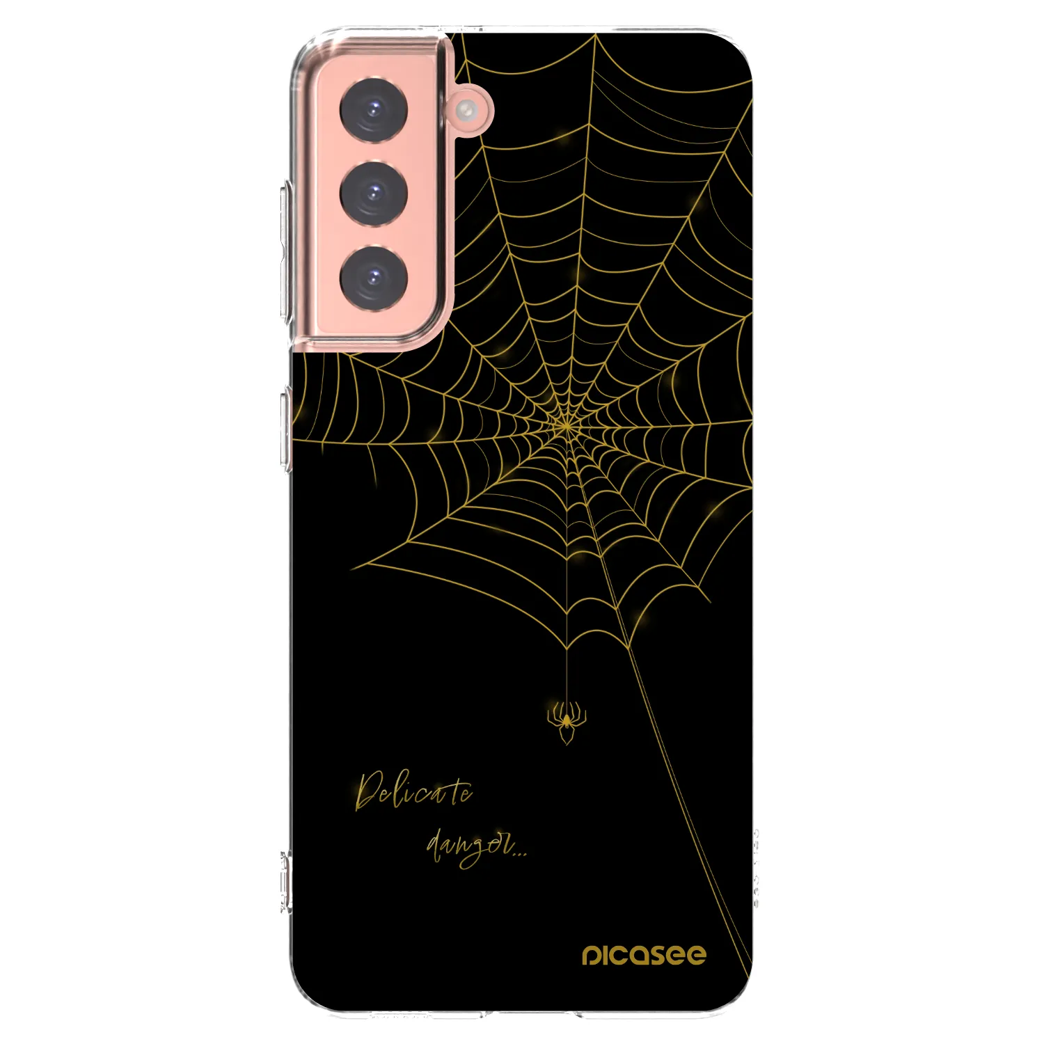 Picasee διαφανής θήκη σιλικόνης Samsung Galaxy S21 5G G991B - Delicate danger