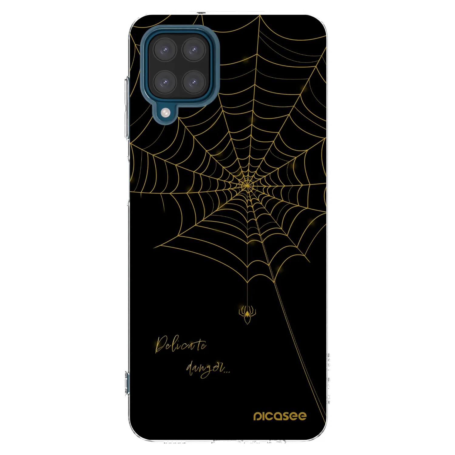 Picasee διαφανής θήκη σιλικόνης Samsung Galaxy A12 A125F - Delicate danger