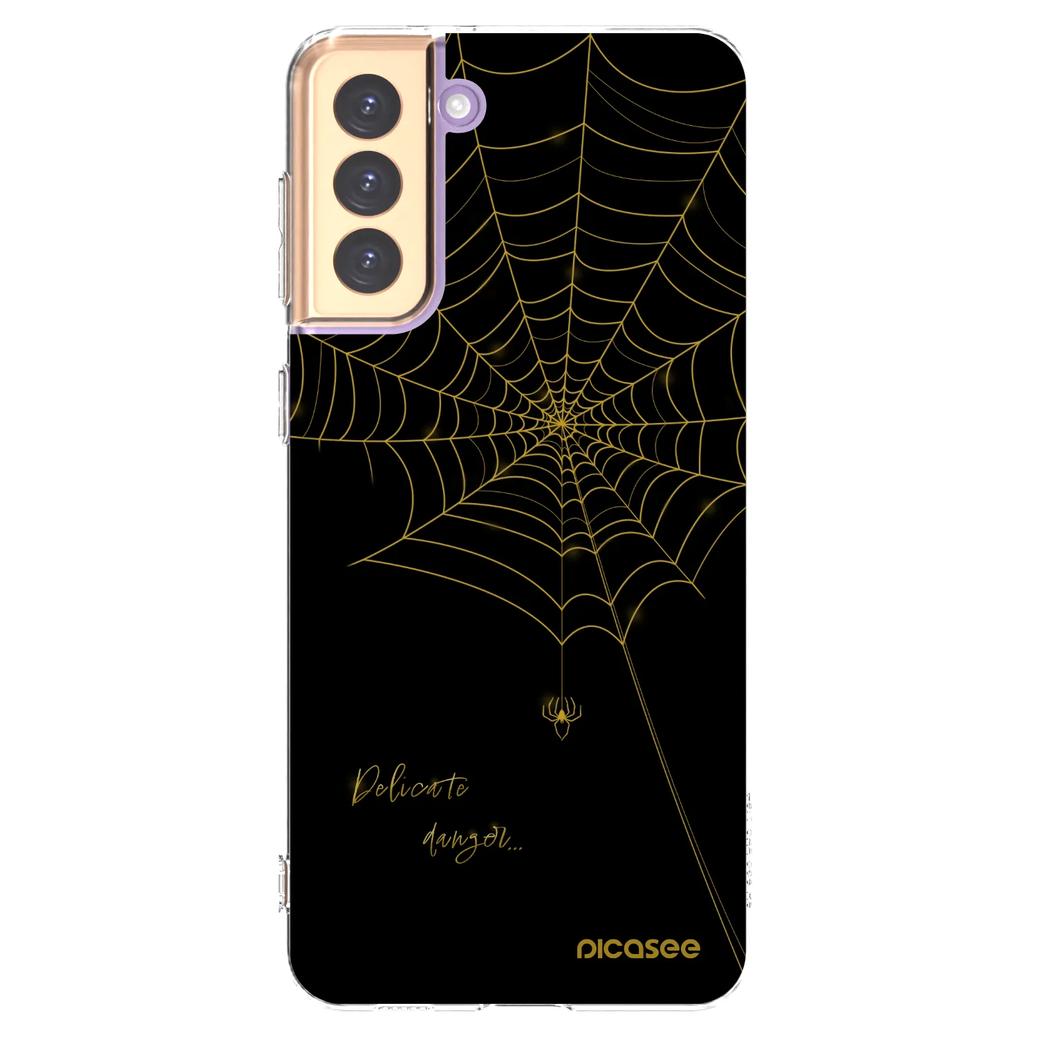 Picasee διαφανής θήκη σιλικόνης Samsung Galaxy S21+ 5G G996F - Delicate danger