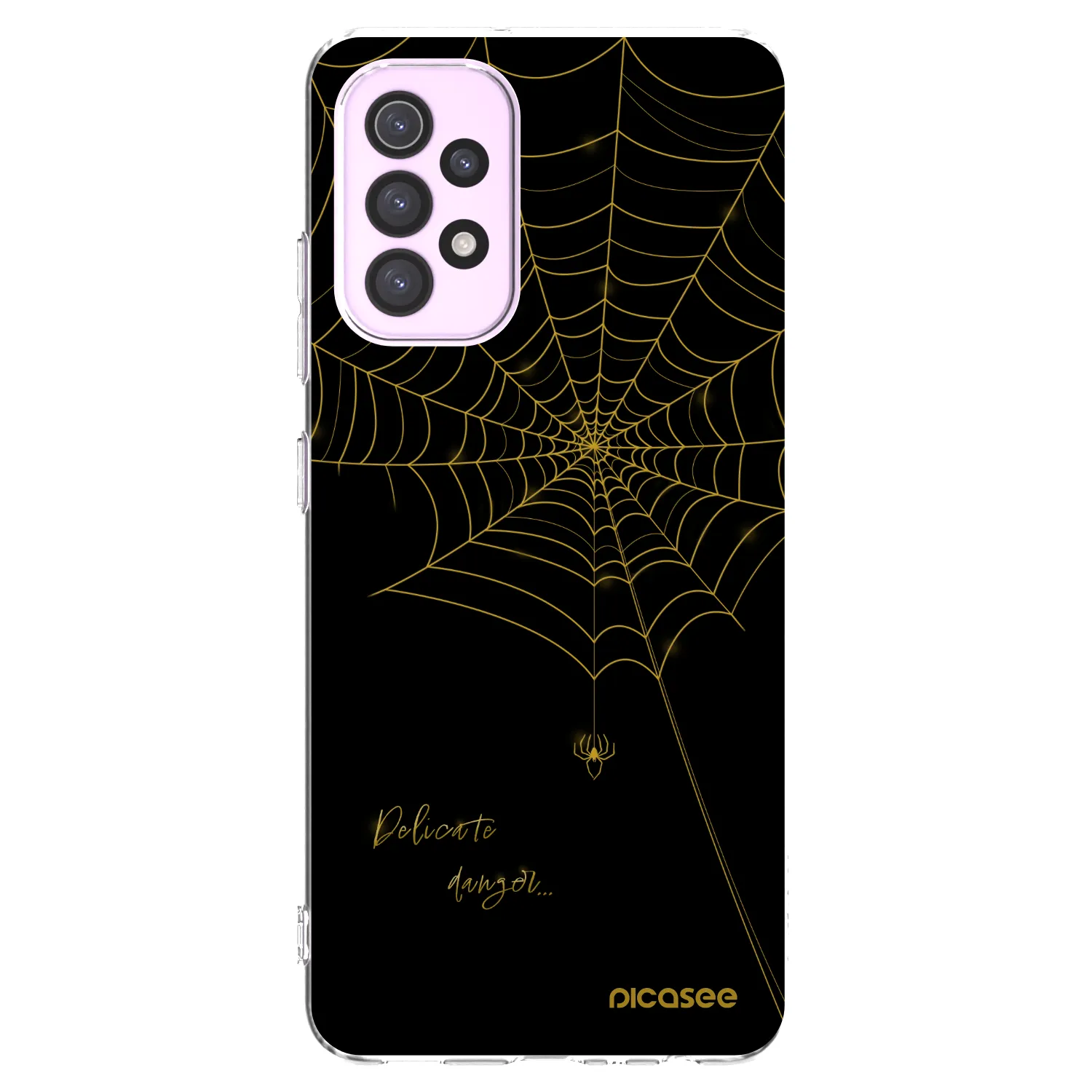 Picasee διαφανής θήκη σιλικόνης Samsung Galaxy A32 5G A326B - Delicate danger