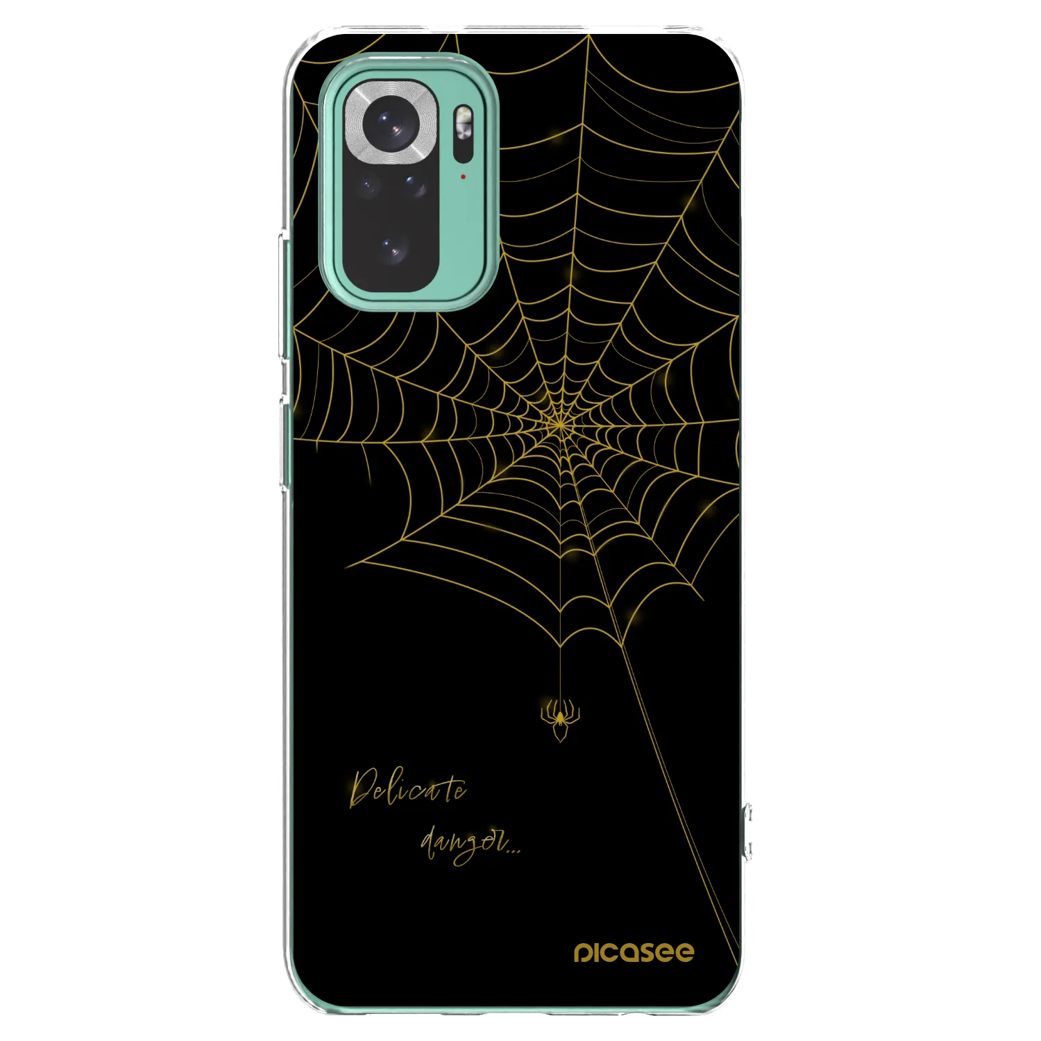 Picasee διαφανής θήκη σιλικόνης Xiaomi Redmi Note 10 Pro - Delicate danger