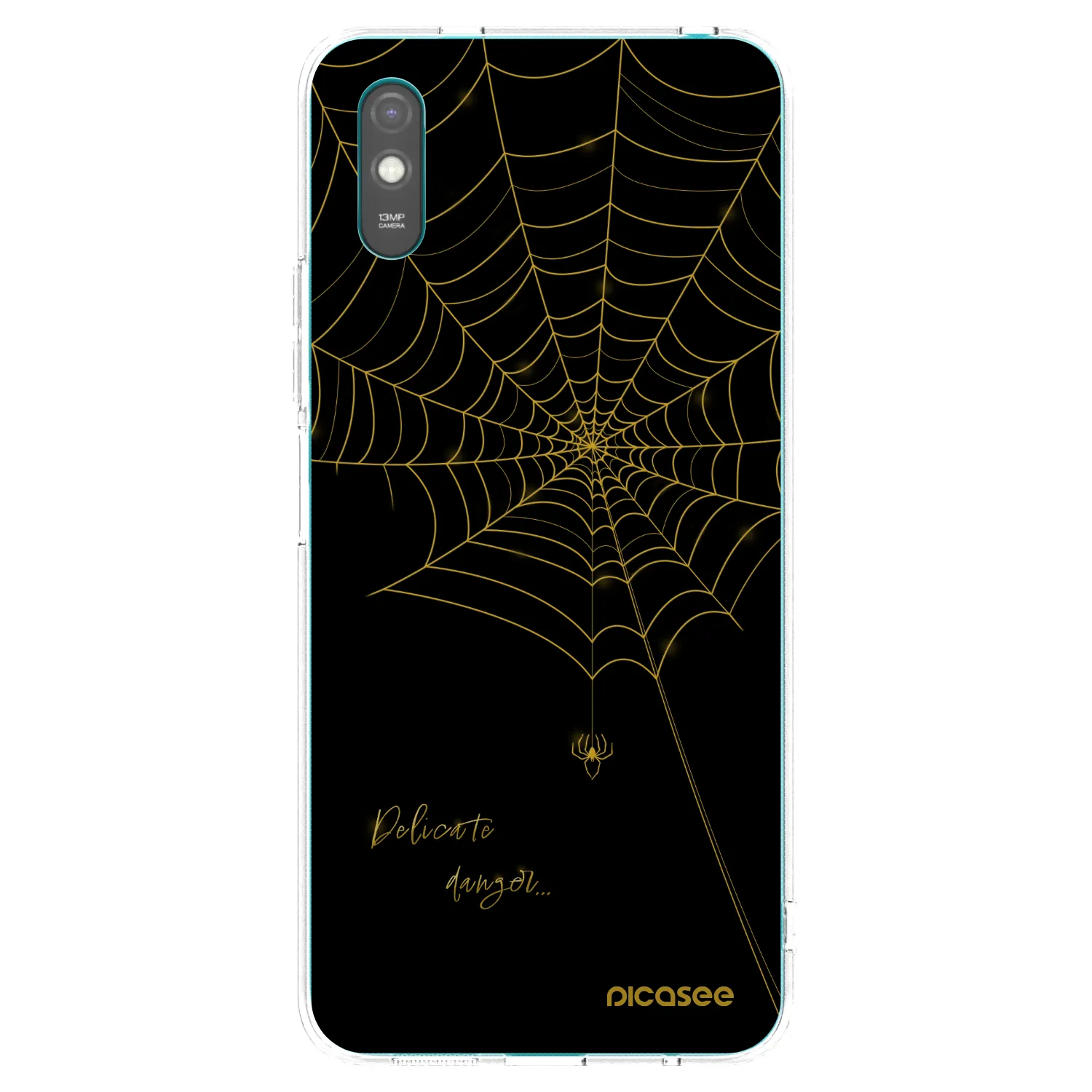 Picasee διαφανής θήκη σιλικόνης Xiaomi Redmi 9AT - Delicate danger