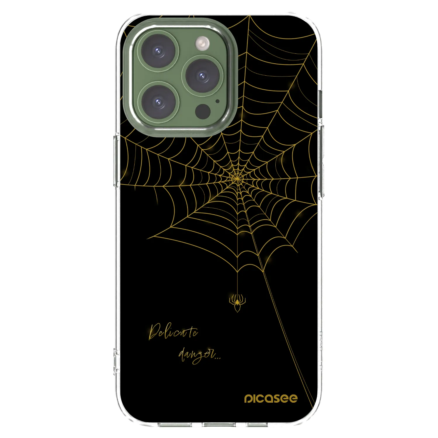 Picasee διαφανής θήκη σιλικόνης Apple iPhone 13 Pro - Delicate danger