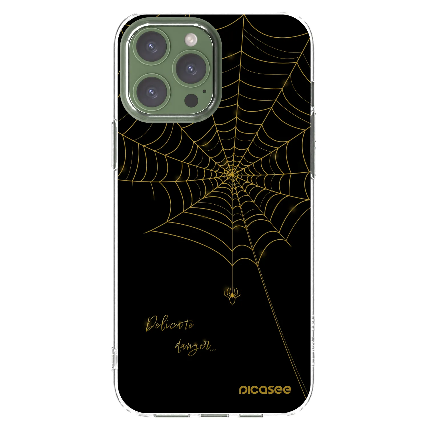 Picasee διαφανής θήκη σιλικόνης Apple iPhone 13 Pro Max - Delicate danger