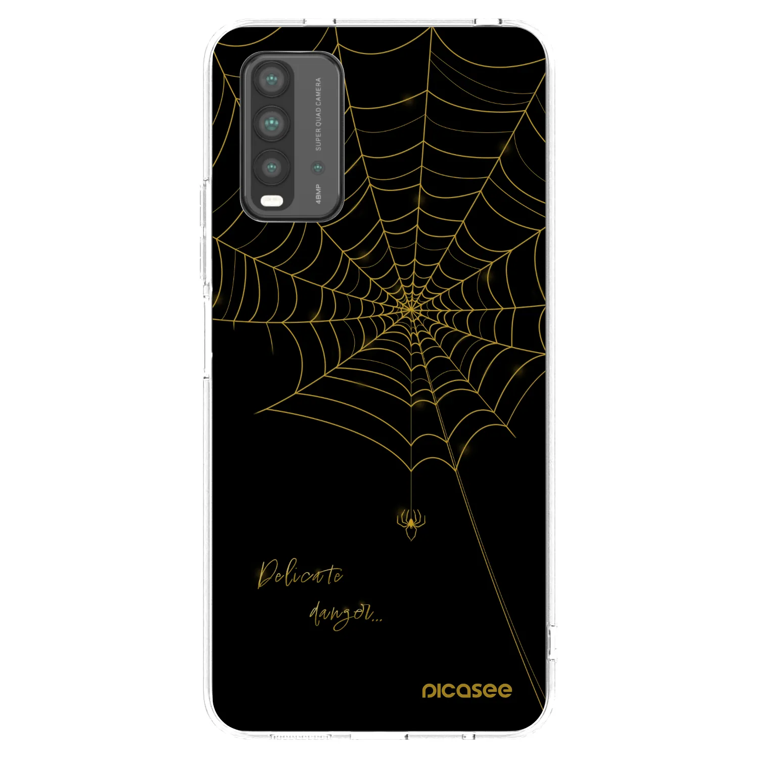 Picasee διαφανής θήκη σιλικόνης Xiaomi Redmi 9T - Delicate danger
