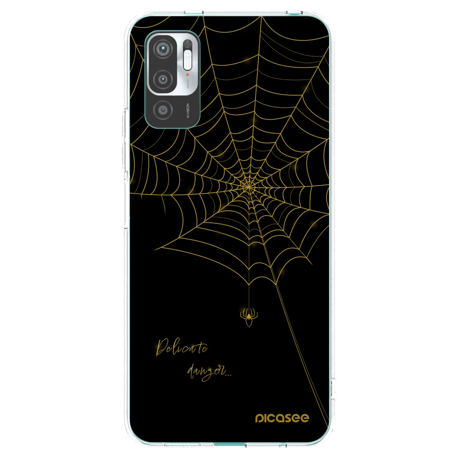 Picasee διαφανής θήκη σιλικόνης Xiaomi Redmi Note 10 5G - Delicate danger