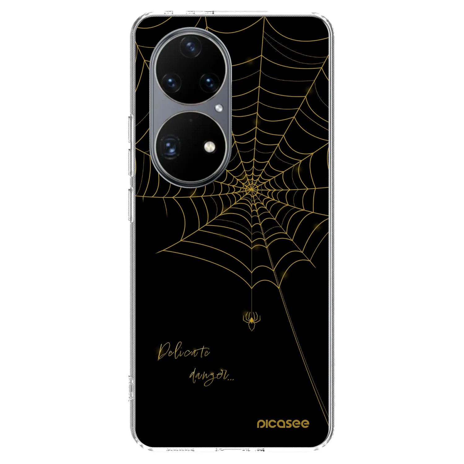 Picasee διαφανής θήκη σιλικόνης Huawei P50 - Delicate danger