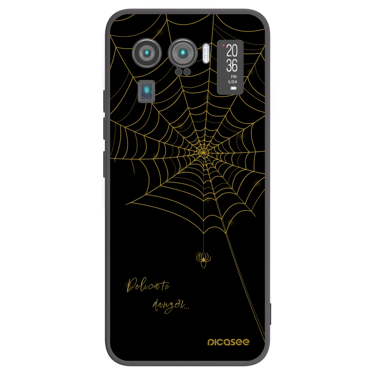 Picasee Μαύρη θήκη σιλικόνης για Xiaomi Mi 11 Ultra - Delicate danger
