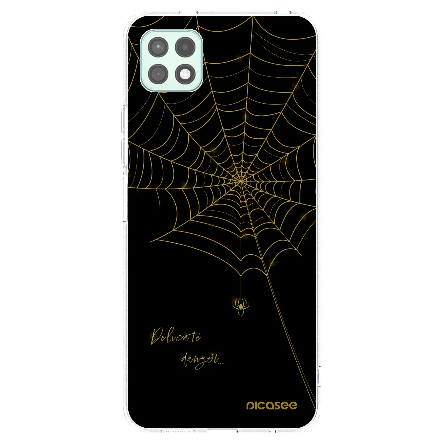 Picasee διαφανής θήκη σιλικόνης Samsung Galaxy A22 A226B 5G - Delicate danger