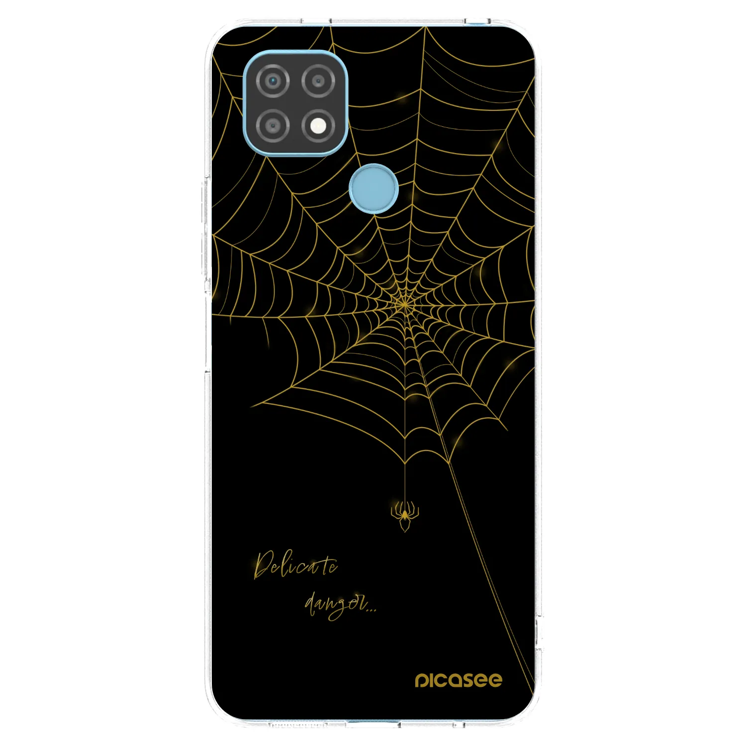 Picasee διαφανής θήκη σιλικόνης Realme C21 - Delicate danger