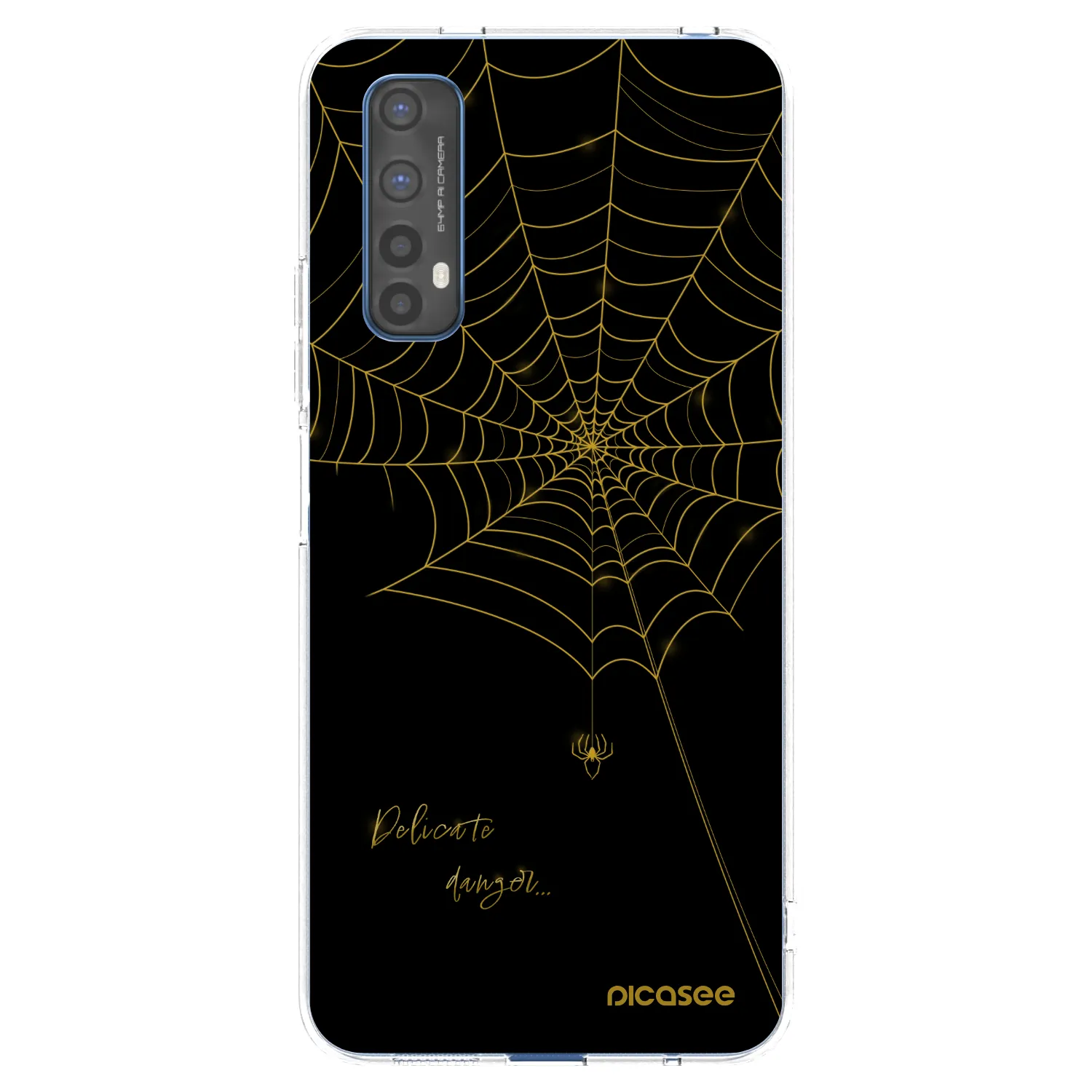Picasee διαφανής θήκη σιλικόνης Realme 7 - Delicate danger