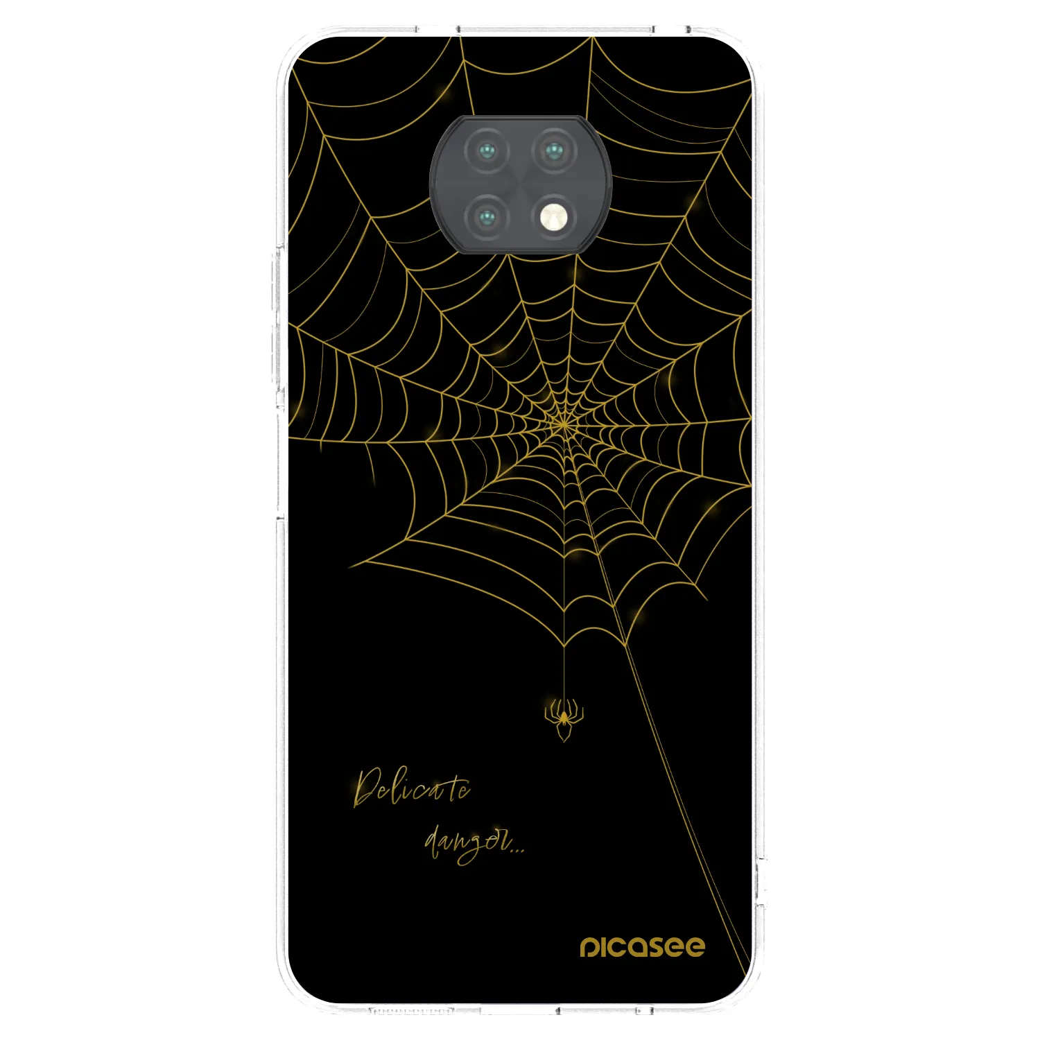 Picasee διαφανής θήκη σιλικόνης Xiaomi Redmi Note 9T - Delicate danger
