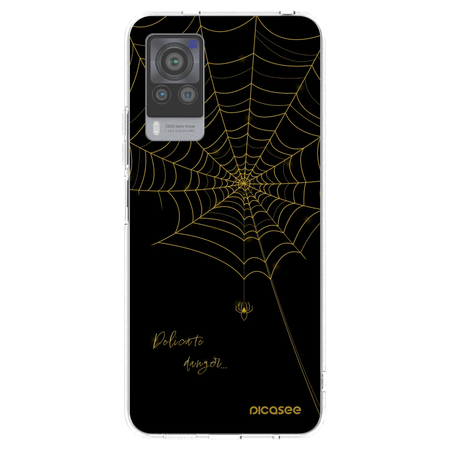 Picasee διαφανής θήκη σιλικόνης Vivo X60 Pro 5G - Delicate danger