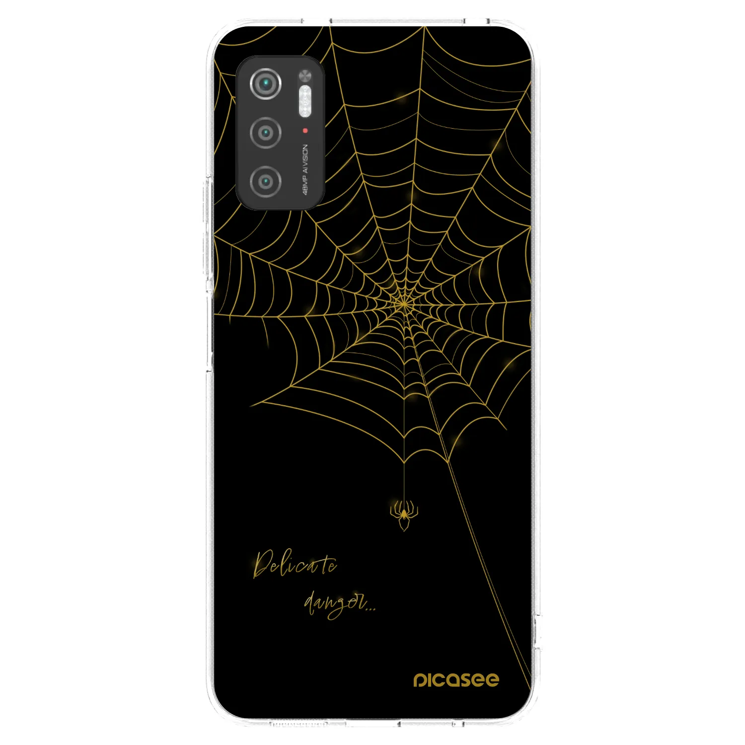 Picasee διαφανής θήκη σιλικόνης Xiaomi Poco M3 Pro 5G - Delicate danger
