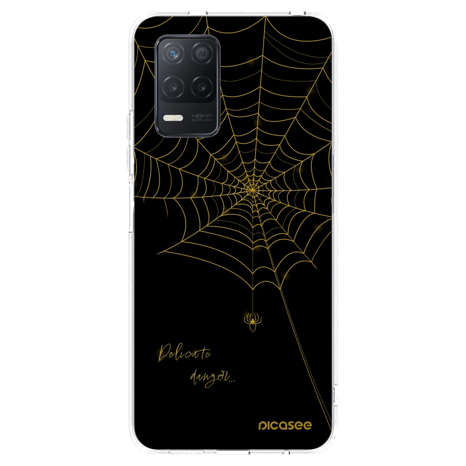 Picasee διαφανής θήκη σιλικόνης Realme 8 5G - Delicate danger