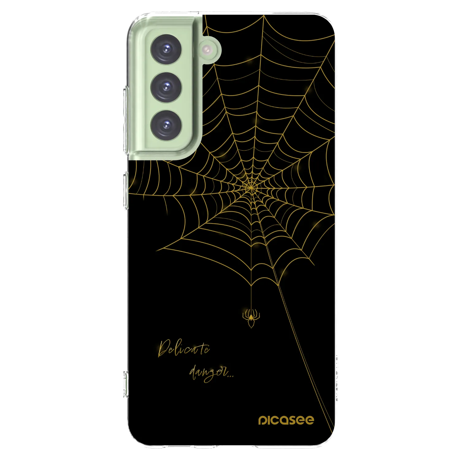 Picasee διαφανής θήκη σιλικόνης Samsung Galaxy S21 FE 5G - Delicate danger