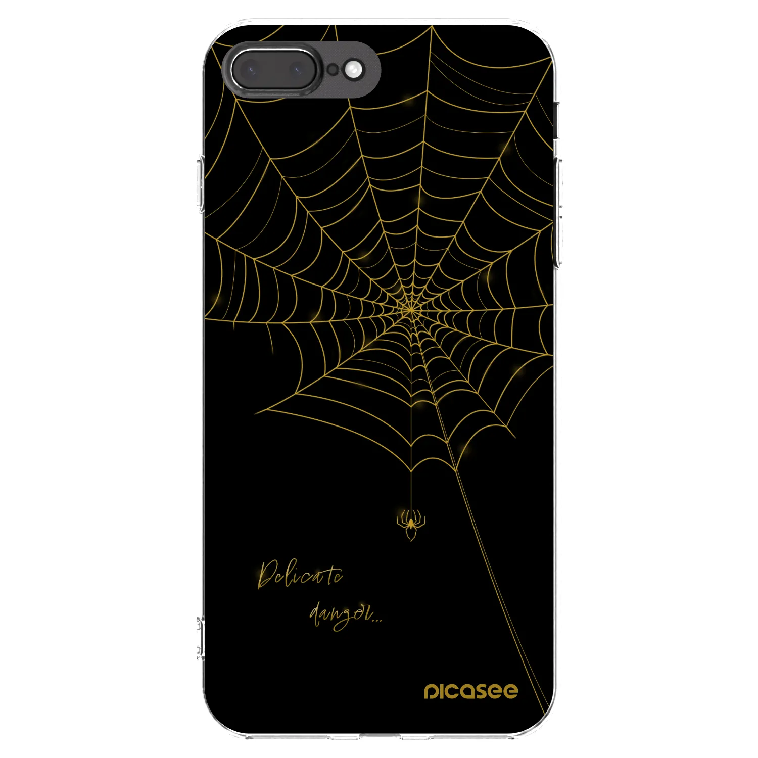 Picasee διαφανής θήκη σιλικόνης Apple iPhone 7 Plus - Delicate danger