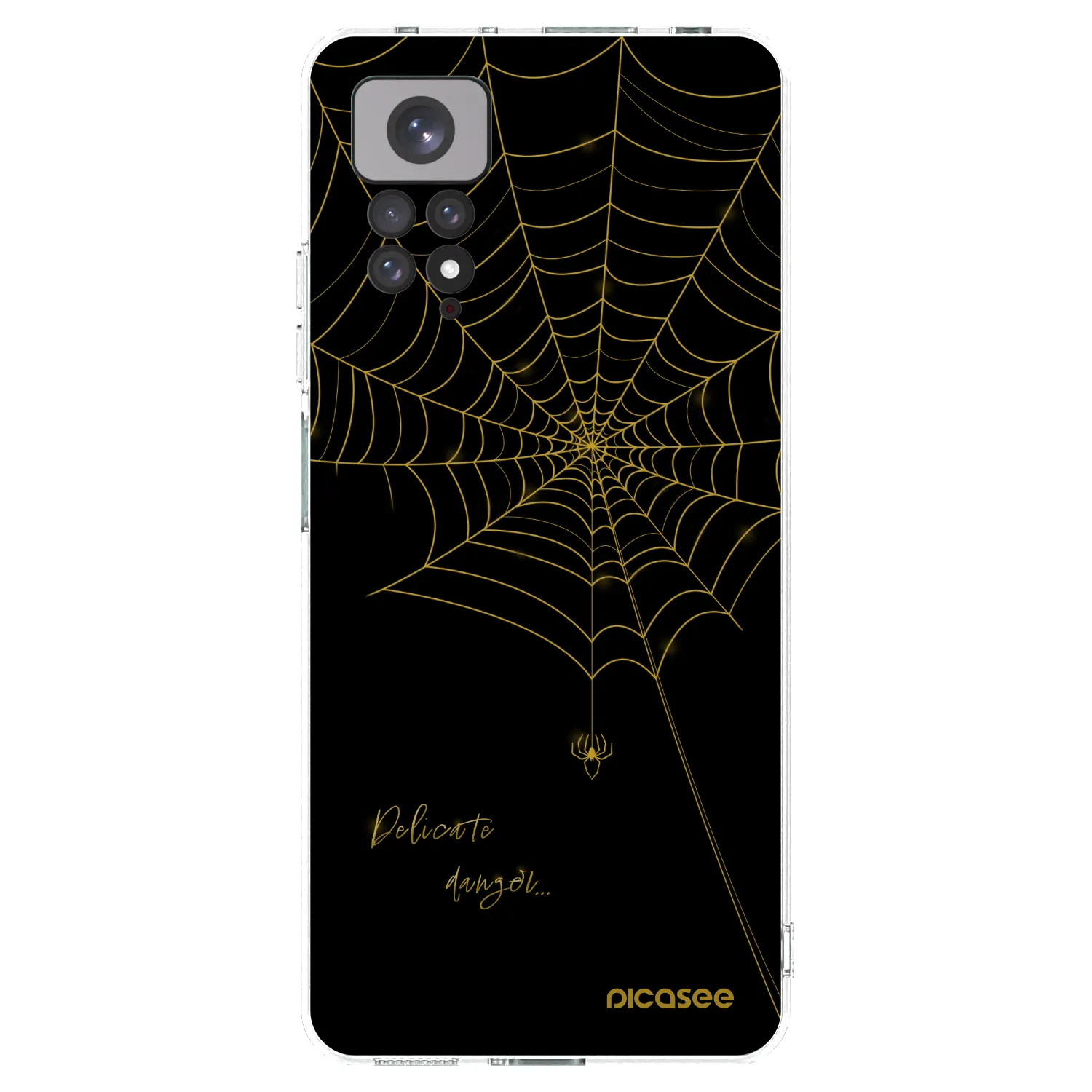 Picasee διαφανής θήκη σιλικόνης Xiaomi Redmi Note 11 - Delicate danger