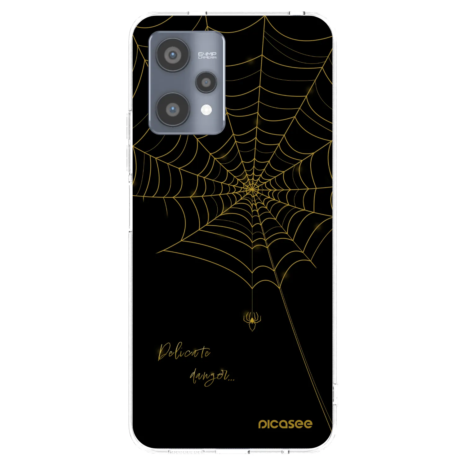 Picasee διαφανής θήκη σιλικόνης Realme 9 Pro 5G - Delicate danger