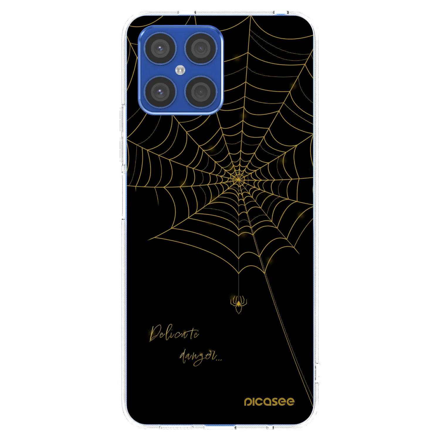 Picasee διαφανής θήκη σιλικόνης Honor X8 4G - Delicate danger