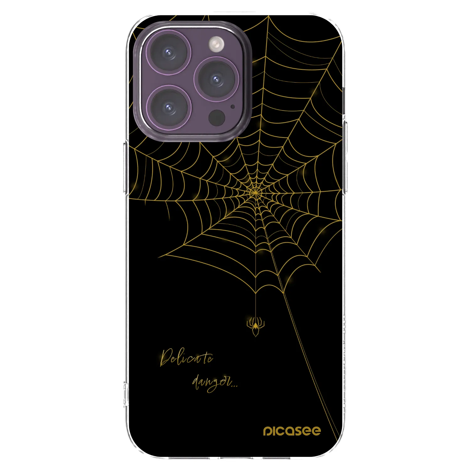 Picasee διαφανής θήκη σιλικόνης Apple iPhone 14 Pro Max - Delicate danger