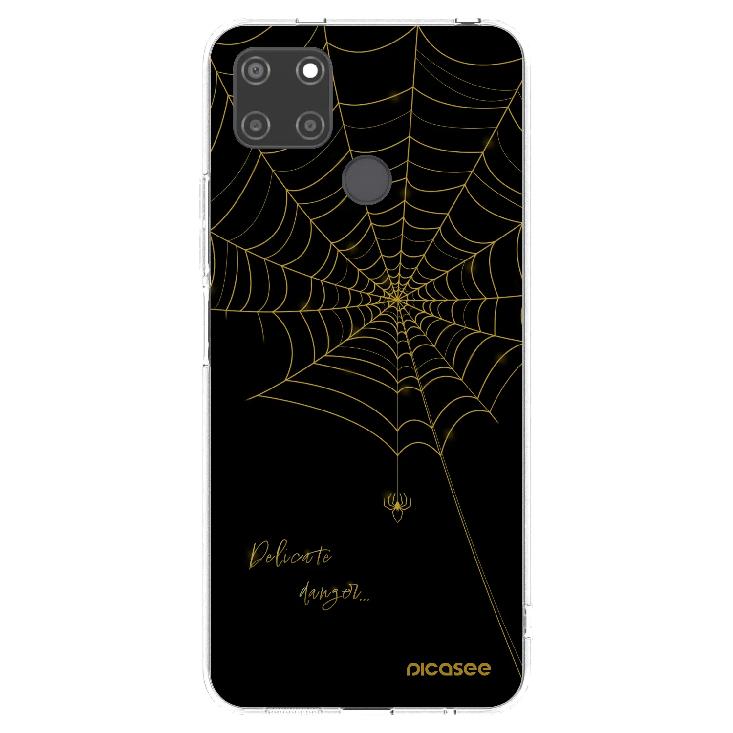 Picasee διαφανής θήκη σιλικόνης Realme C21Y - Delicate danger