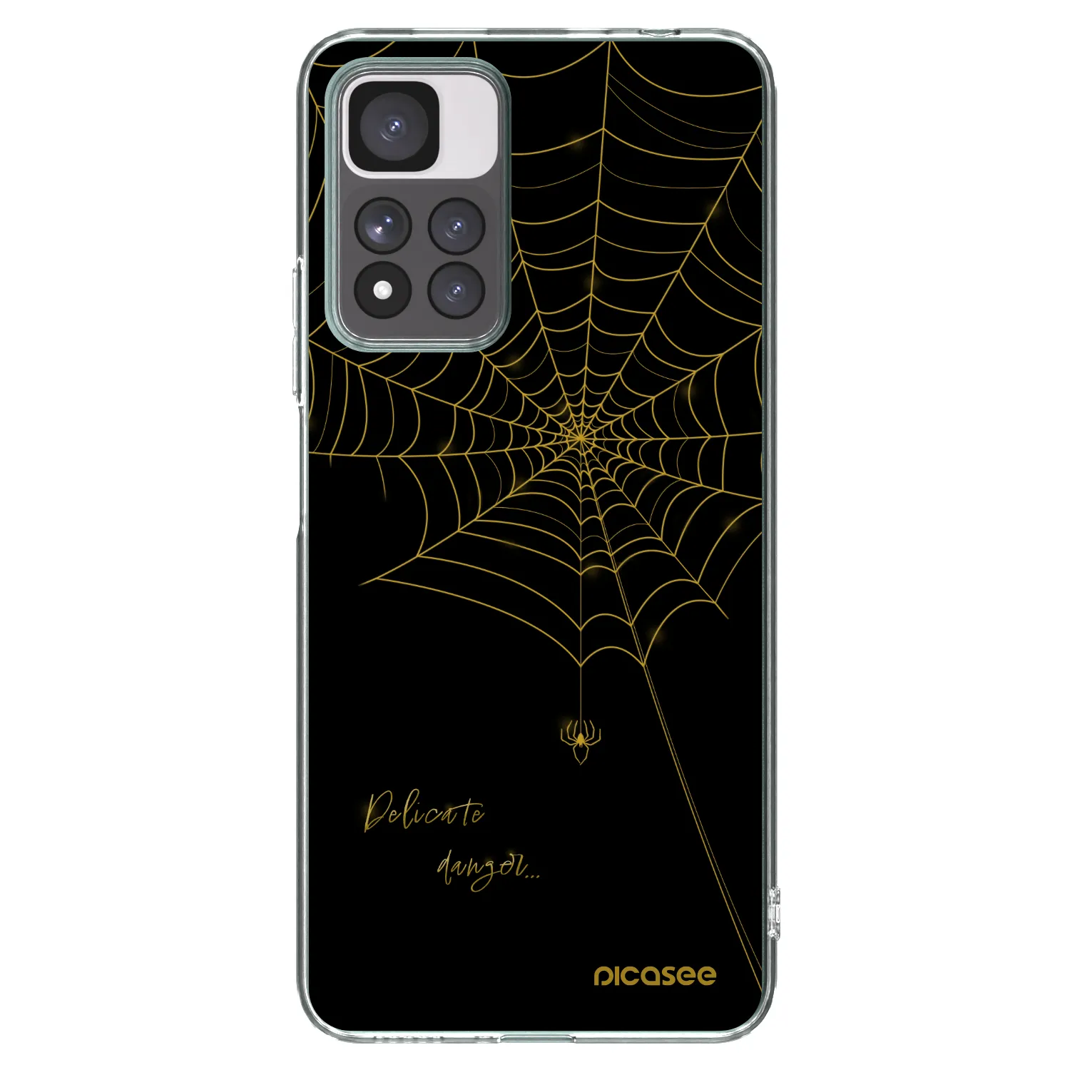 Picasee διαφανής θήκη σιλικόνης Xiaomi Redmi Note 11 Pro+ 5G - Delicate danger