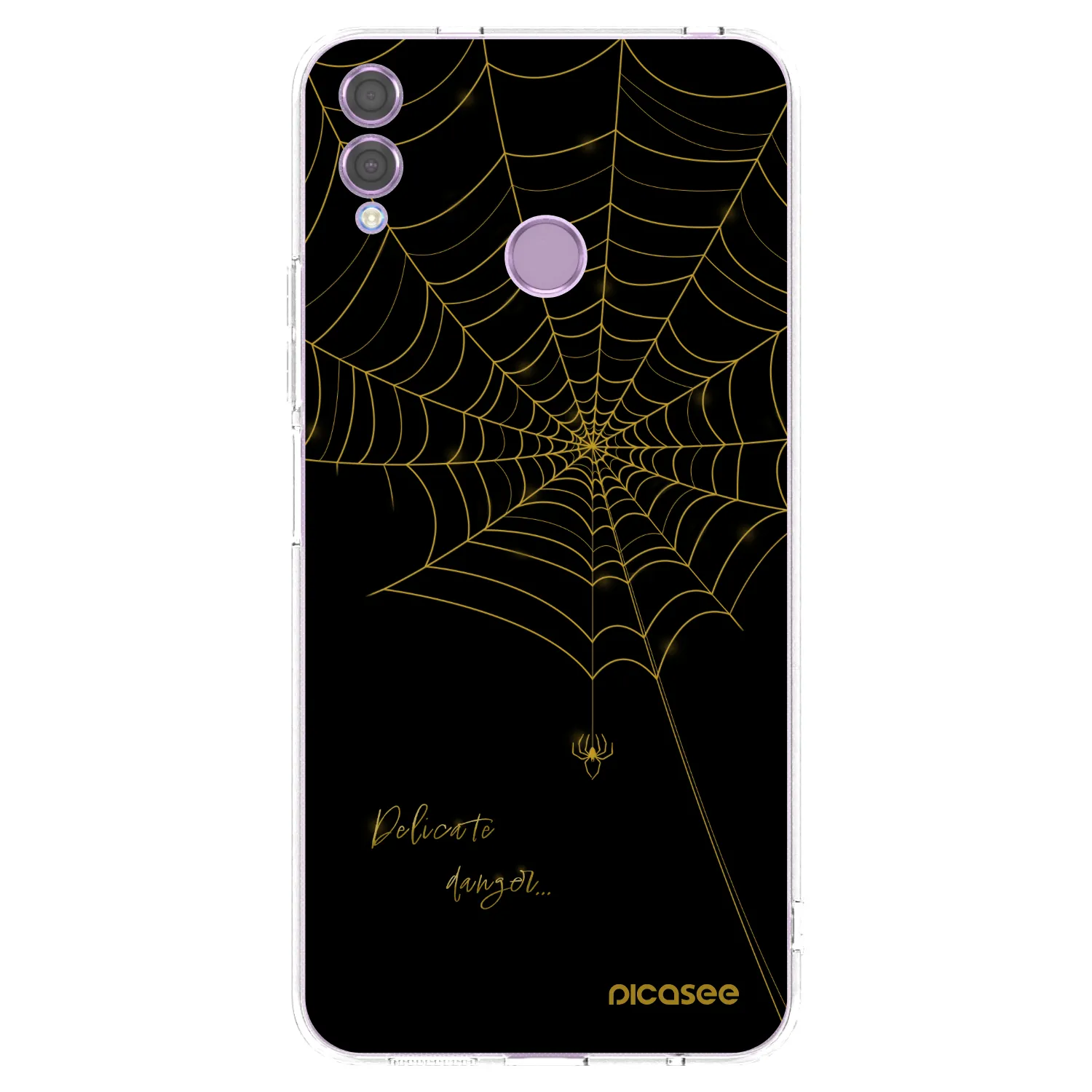 Picasee διαφανής θήκη σιλικόνης Honor 8X - Delicate danger