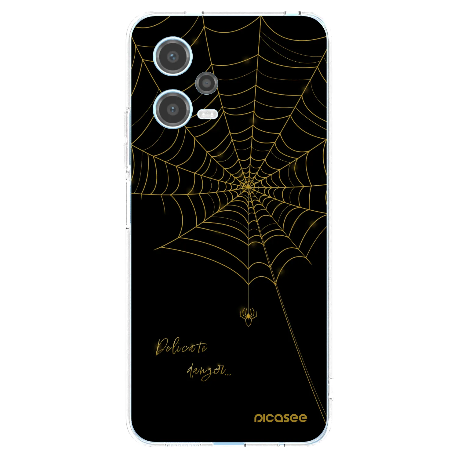 Picasee διαφανής θήκη σιλικόνης Xiaomi Redmi Note 12 5G - Delicate danger