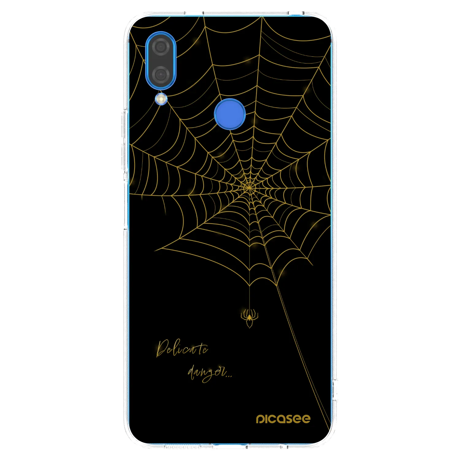 Picasee διαφανής θήκη σιλικόνης Huawei Nova 3 - Delicate danger