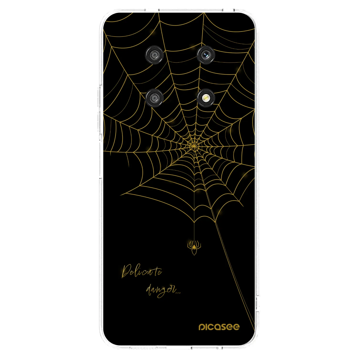 Picasee διαφανής θήκη σιλικόνης Honor Magic4 Lite 5G - Delicate danger