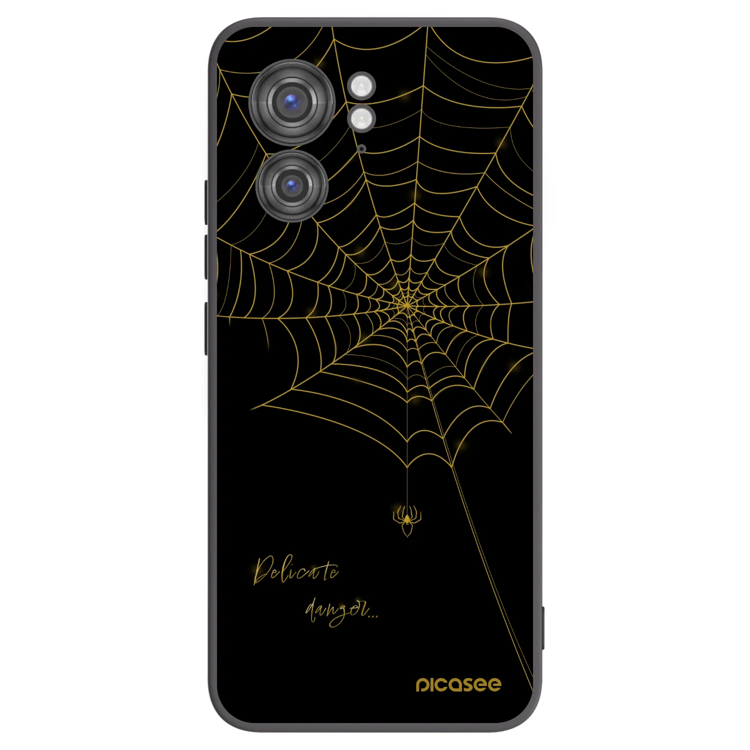 Picasee Μαύρη θήκη σιλικόνης για Motorola Edge 40 - Delicate danger