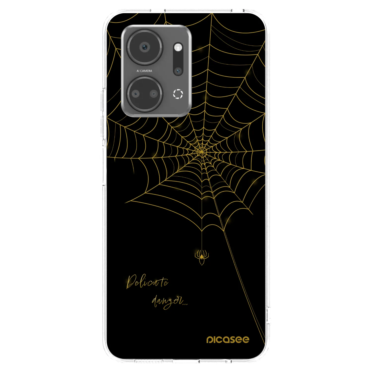 Picasee διαφανής θήκη σιλικόνης Honor X7a - Delicate danger