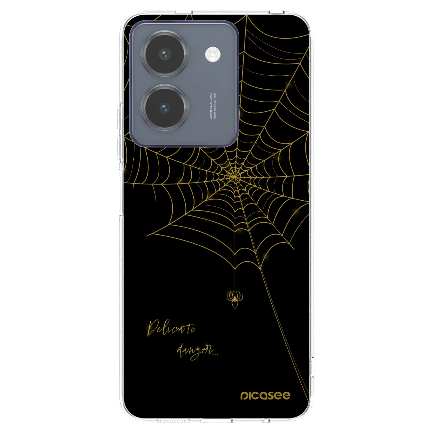 Picasee διαφανής θήκη σιλικόνης Vivo Y36 4G - Delicate danger