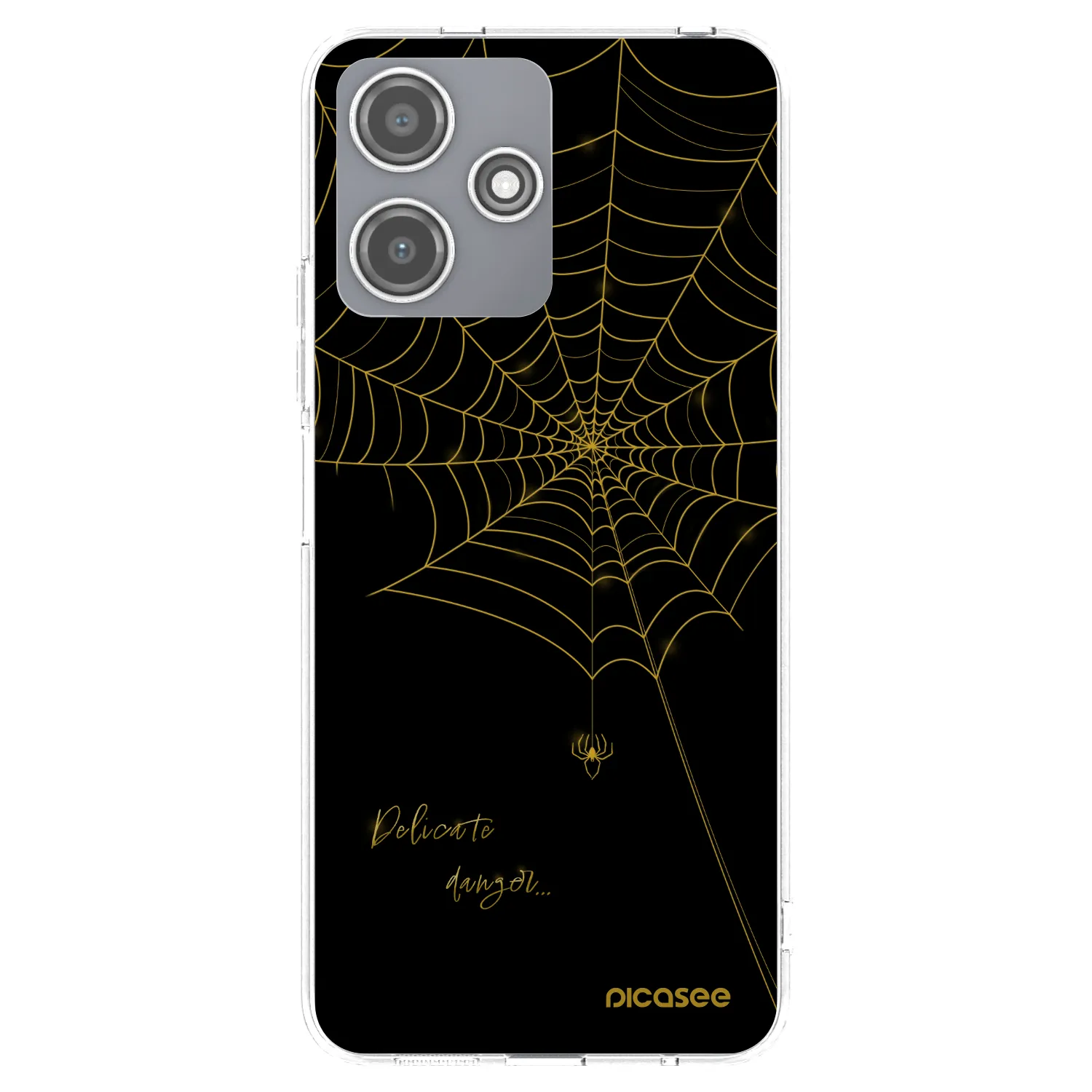Picasee διαφανής θήκη σιλικόνης Xiaomi Redmi 12 5G - Delicate danger