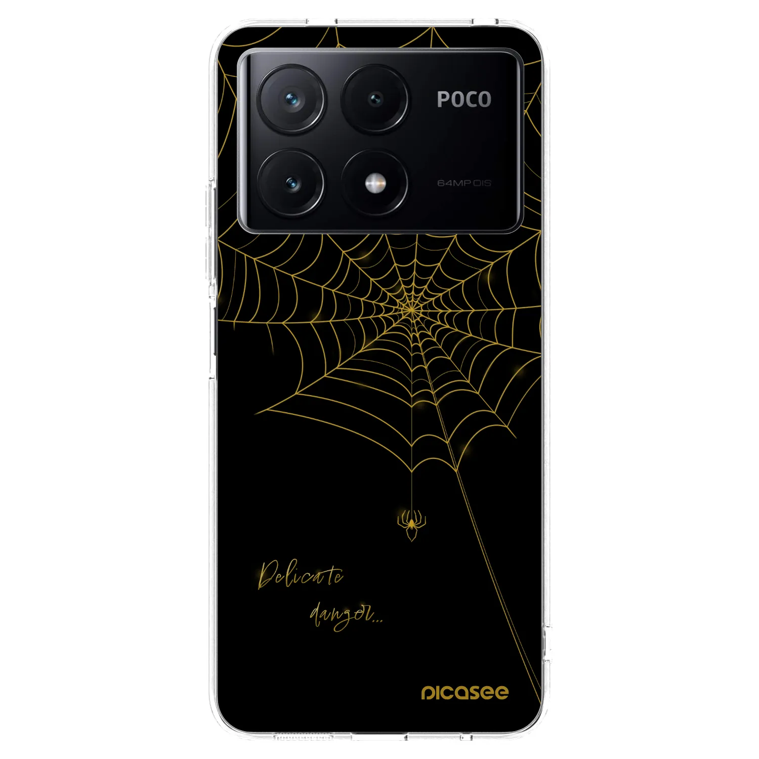 Picasee διαφανής θήκη σιλικόνης Xiaomi Poco X6 Pro - Delicate danger