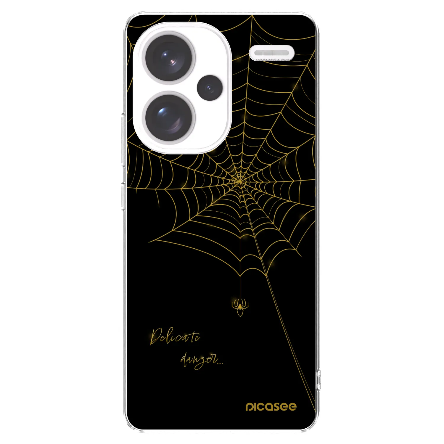 Picasee διαφανής θήκη σιλικόνης Xiaomi Redmi Note 13 Pro+ 5G - Delicate danger