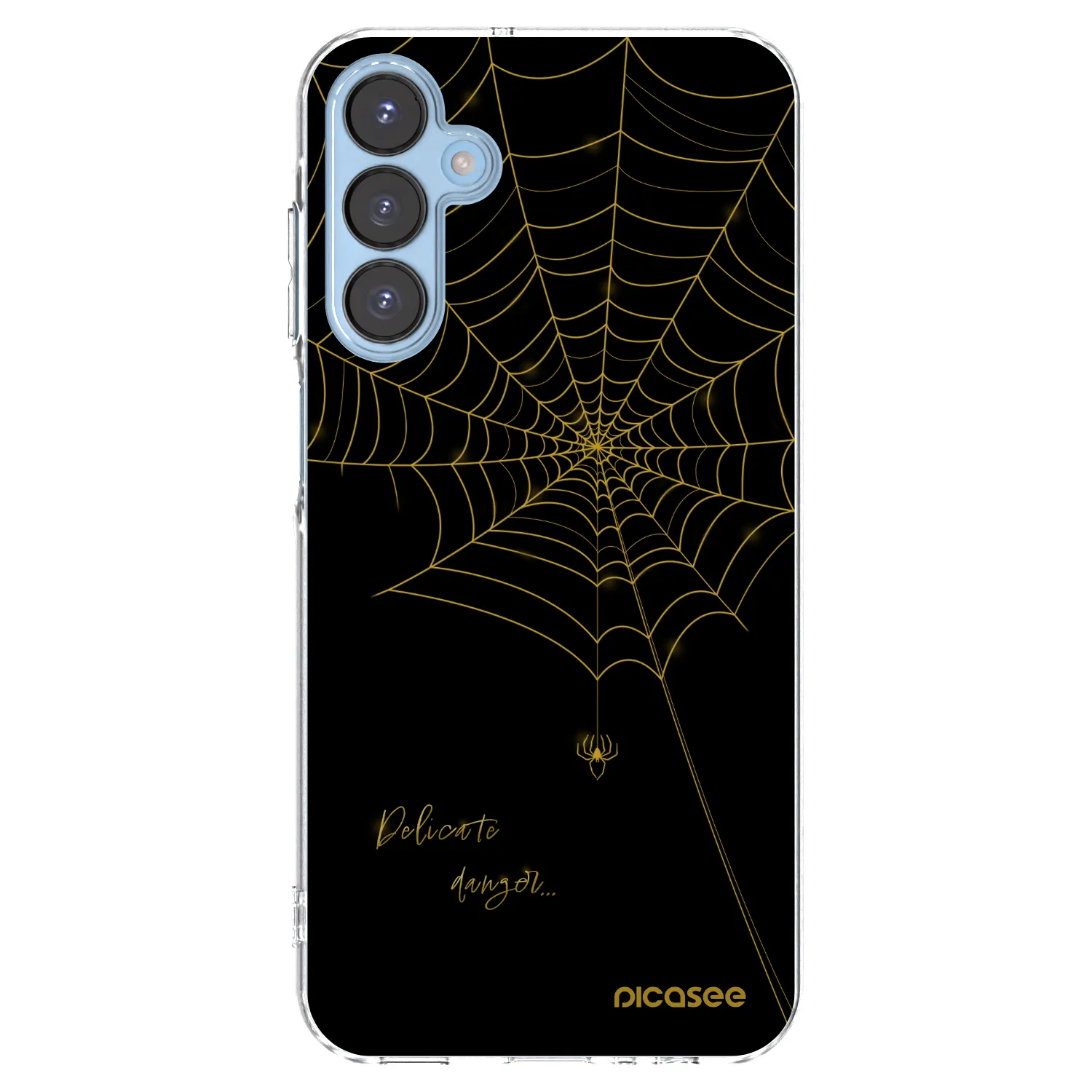 Picasee διαφανής θήκη σιλικόνης Samsung Galaxy A15 A156B 5G - Delicate danger
