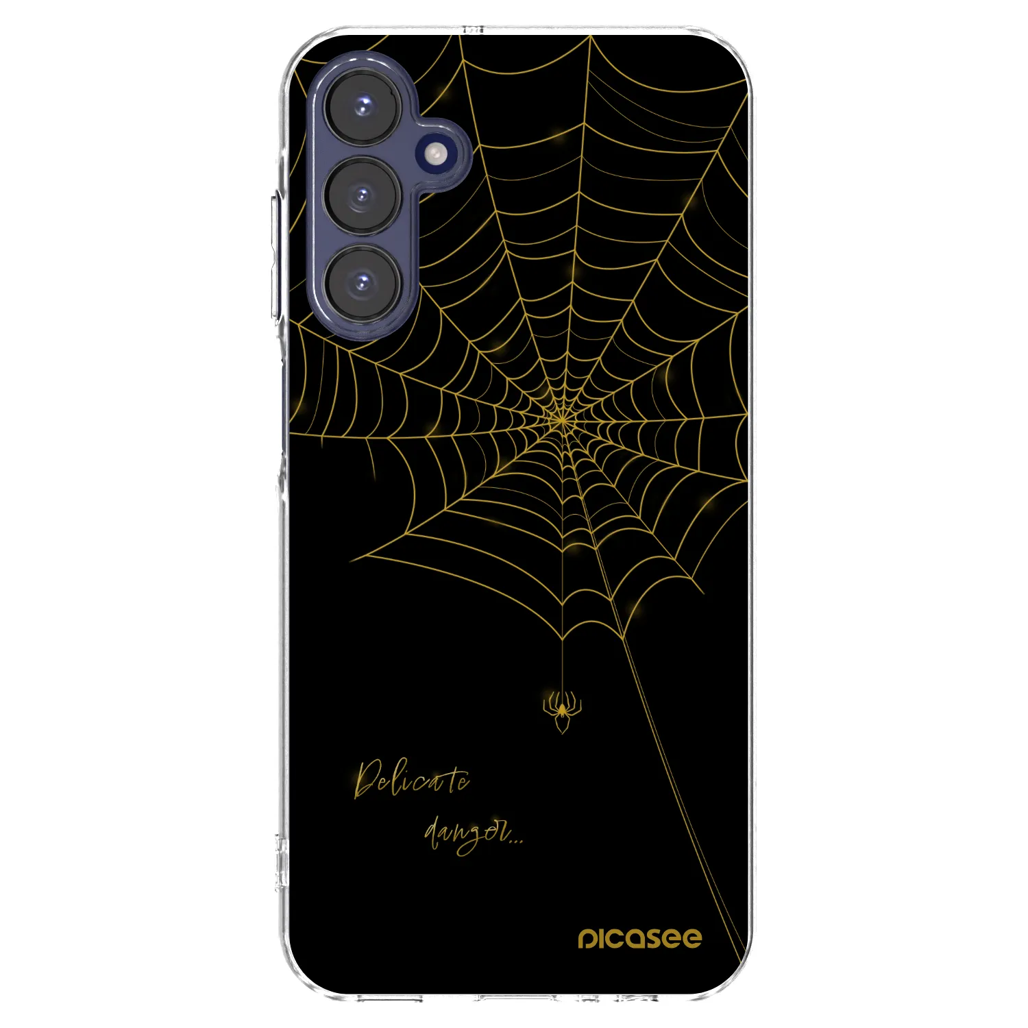 Picasee διαφανής θήκη σιλικόνης Samsung Galaxy A15 A155F 4G - Delicate danger